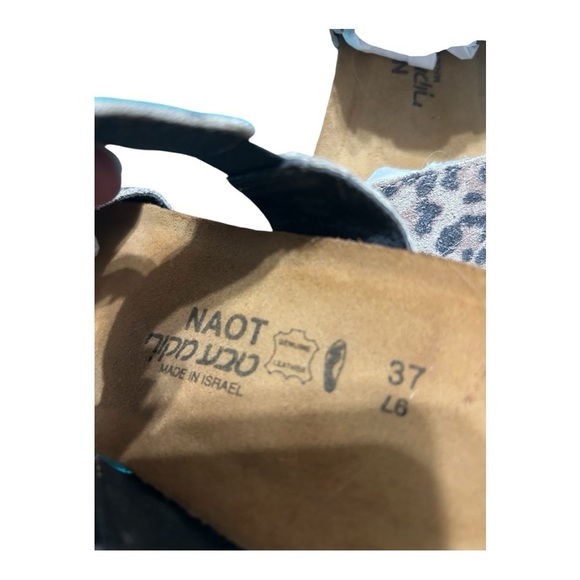 NAOT, Ashley, Leopard Print Women's Sandals - Picture 10 of 10